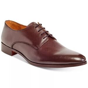 Carlos Santana Men Oxfords Power Plain Derby Size US 10.5D Dark Brown Leather